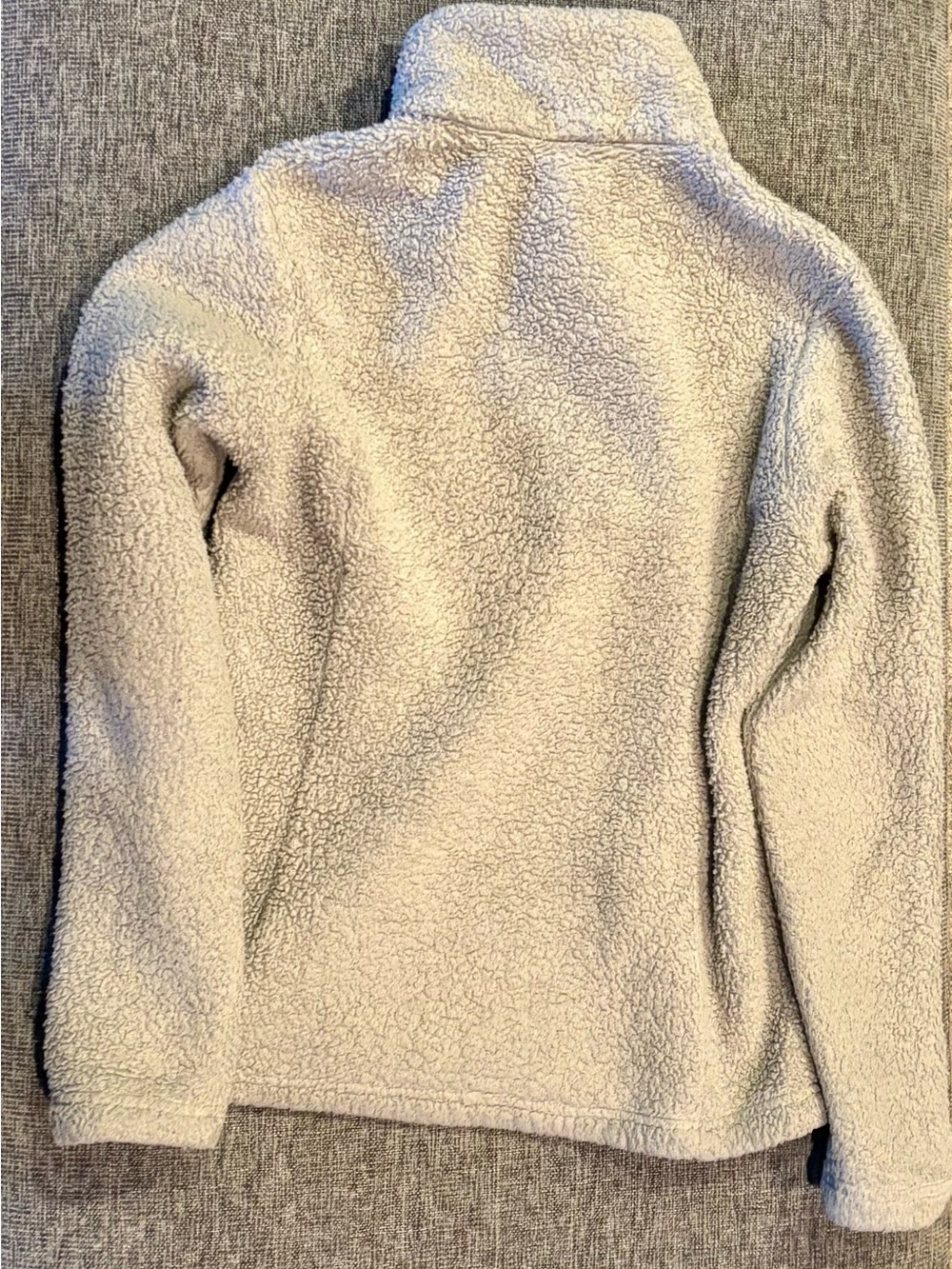 Patagonia Light Grey Sherpa Half-Zip Pullover - Picture 2 of 2